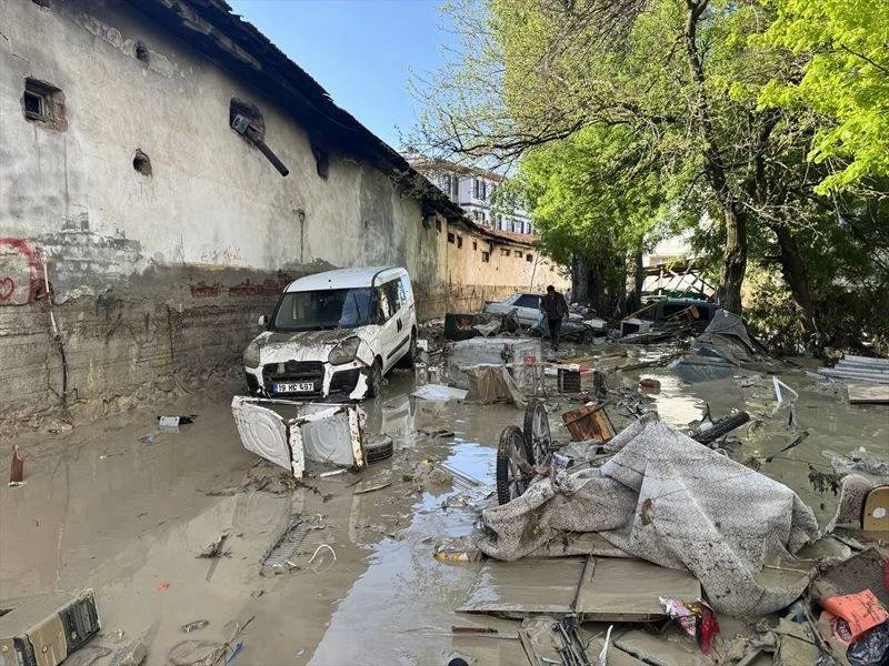 Samsun Havza'yı vuran sel sonrası korkunç manzara! 2
