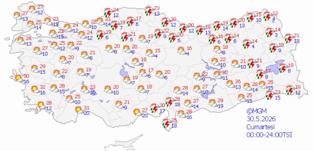 Bayramda şemsiyesiz gezmeyin: O bölgelere sağanak ve gök gürültülü yağmur geliyor! 8