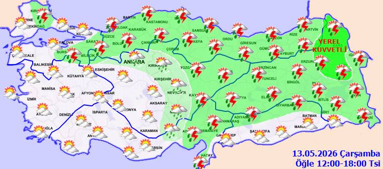 Meteorolojiden uyarı üstüne uyarı: Çok kuvvetli geliyor! Bugün hava nasıl, çarşamba günü hava nasıl olacak? 6