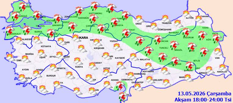 Meteorolojiden uyarı üstüne uyarı: Çok kuvvetli geliyor! Bugün hava nasıl, çarşamba günü hava nasıl olacak? 7