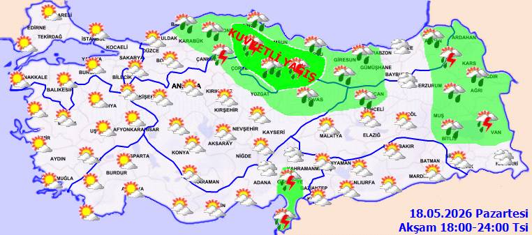 Meteoroloji'den peş peşe uyarı: Bugün hava nasıl, pazartesi hava nasıl olacak? 6