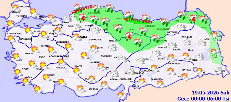 Meteoroloji'den peş peşe uyarı: Bugün hava nasıl, pazartesi hava nasıl olacak? 7