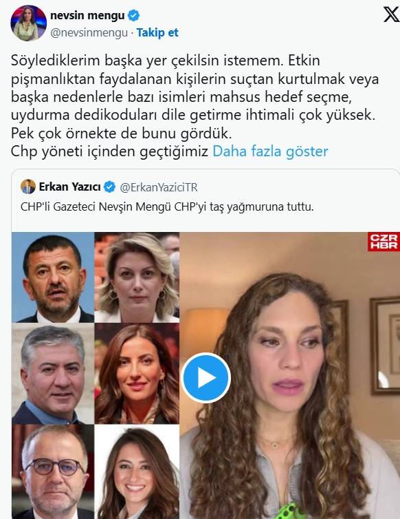Nevşin Mengü'yü hiç böyle görmediniz! CHP'ye fena patladı: İçip içip partileyemez grup seks yapamazsınız! 5