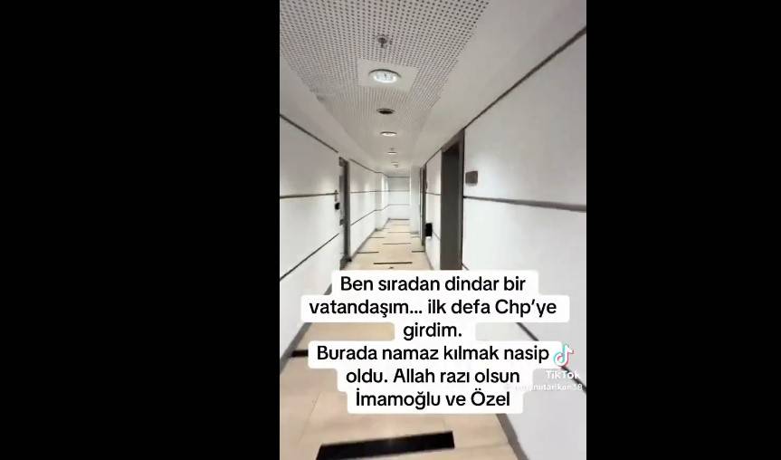 CHP Genel Merkezi'ne giden Saadet Partili vatandaş çektiği videoyla gündem oldu! 2