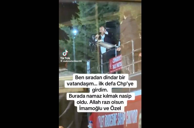 CHP Genel Merkezi'ne giden Saadet Partili vatandaş çektiği videoyla gündem oldu! 1
