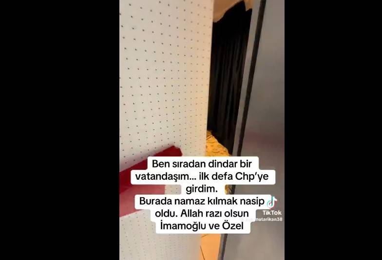 CHP Genel Merkezi'ne giden Saadet Partili vatandaş çektiği videoyla gündem oldu! 5