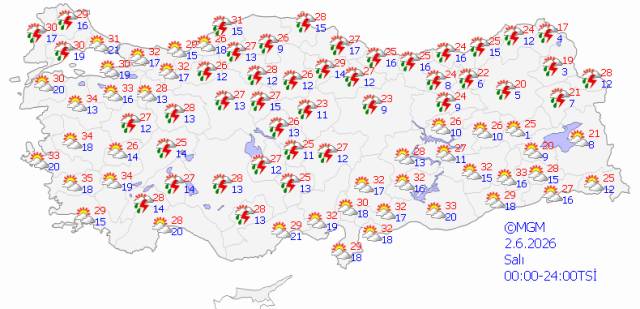 Bayramda şemsiyesiz gezmeyin: O bölgelere sağanak ve gök gürültülü yağmur geliyor! 11