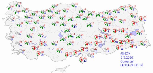 Meteorolojiden uyarı var! O bölgelerde yağışlar 4 gün daha sürecek, bugün hava nasıl, Cumartesi hava nasıl olacak? 8