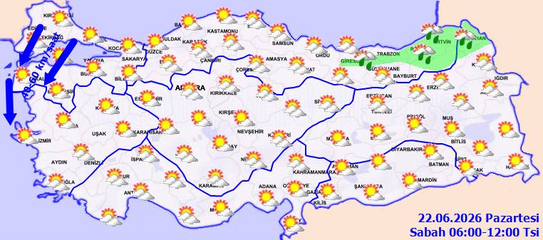 O bölgelerde kuvvetli olacak! Bugün hava nasıl, pazartesi hava nasıl olacak? 4