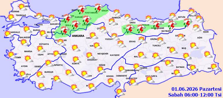 Meteoroloji açıkladı: Sıcaklıklar artıyor! Bugün hava nasıl, pazartesi hava nasıl olacak? 3