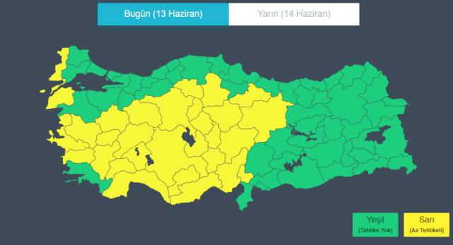 Hafta sonu planlar iptal: Meteoroloji'den 30 il için sarı kodlu uyarı geldi 3