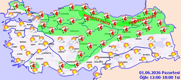 Meteoroloji açıkladı: Sıcaklıklar artıyor! Bugün hava nasıl, pazartesi hava nasıl olacak? 4