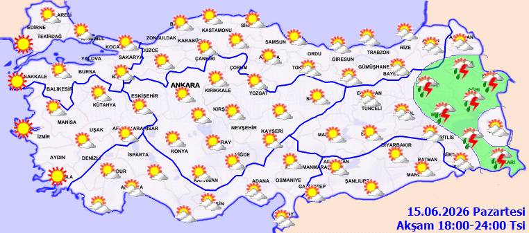 Hava sıcaklıkları yükseliyor: Bugün hava nasıl, pazartesi hava nasıl olacak? 6