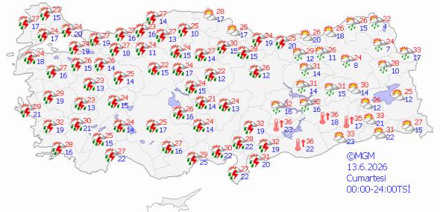 Hafta sonu planlar iptal: Meteoroloji'den 30 il için sarı kodlu uyarı geldi 8