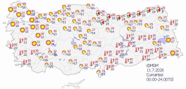 Hafta sonu yağmur var mı? Meteoroloji açıkladı: Bugün hava nasıl, cumartesi ve pazar günü hava nasıl olacak? 4