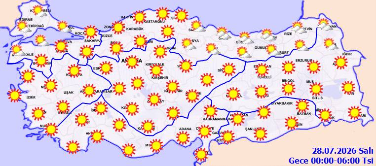 Meteoroloji: O bölgelerde kuvvetli olacak! Bugün hava nasıl, pazartesi hava nasıl olacak? 6