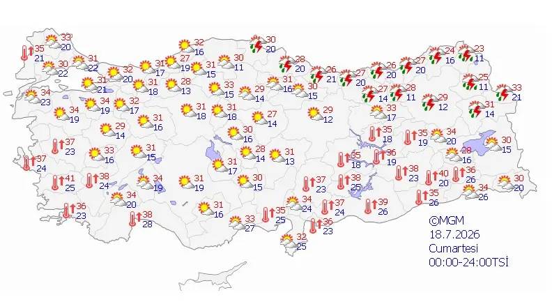 Meteoroloji'den hafta sonu uyarı: O bölgeleri hava hem kavurup hem serinletecek! 5