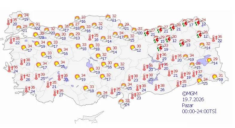 Meteoroloji'den hafta sonu uyarı: O bölgeleri hava hem kavurup hem serinletecek! 6