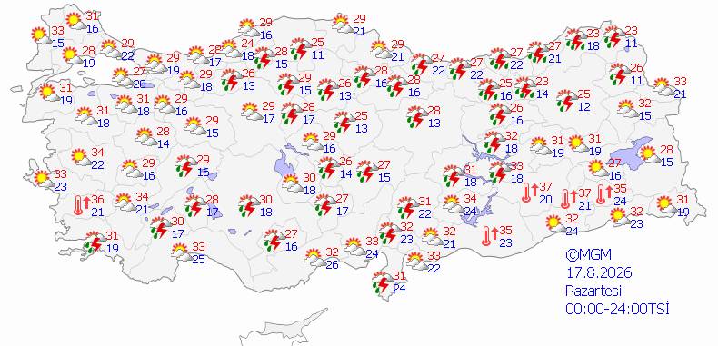 Meteoroloji uyardı: O bölgeleri serinletecek yağışlar geliyor! Bugün hava nasıl, pazartesi hava nasıl olacak? İşte 5 günlük hava durumu... 3