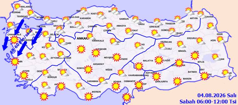 Türkiye kavrulurken bazı bölgeler serinleyecek: Bugün hava nasıl, salı günü hava nasıl olacak? 3
