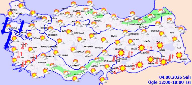 Türkiye kavrulurken bazı bölgeler serinleyecek: Bugün hava nasıl, salı günü hava nasıl olacak? 4