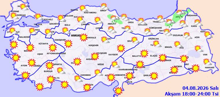 Türkiye kavrulurken bazı bölgeler serinleyecek: Bugün hava nasıl, salı günü hava nasıl olacak? 5