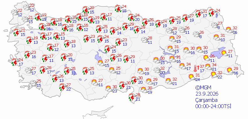 Meteoroloji peş peşe uyardı: İstanbul dahil 6 ile kuvvetli yağış geliyor! 9