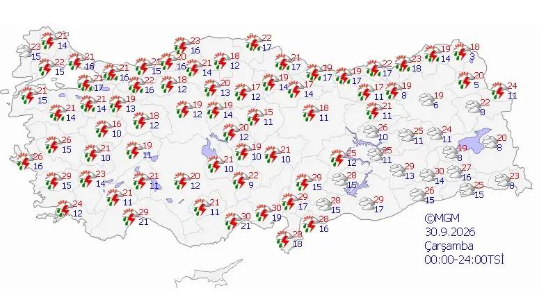 Meteoroloji'den İstanbul, İzmir, Bursa dahil 20 ilde sarı kod: Çok kuvvetli sağanak yağış geliyor! 4
