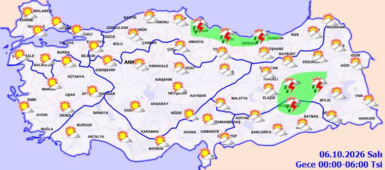 Meteoroloji, o bölgeleri uyardı: Kuvvetli yağışlar geliyor! Bugün hava nasıl, Pazartesi hava nasıl olacak? 5