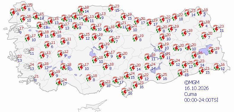 Meteoroloji alarm verdi! 5 gün boyunca sürecek, işte yurdumuzda güncel hava durumu... 7