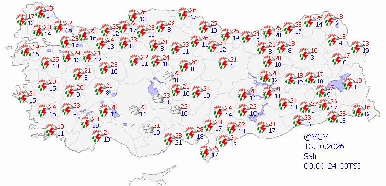 Meteoroloji'den son dakika: Kuvvetli yağışlar geliyor! Bugün hava nasıl, pazartesi hava nasıl olacak? İşte 5 günlük hava durumu... 4