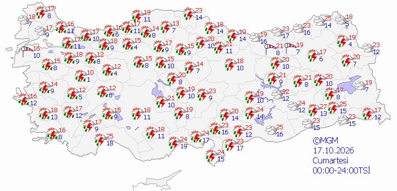 Meteoroloji alarm verdi! 5 gün boyunca sürecek, işte yurdumuzda güncel hava durumu... 8
