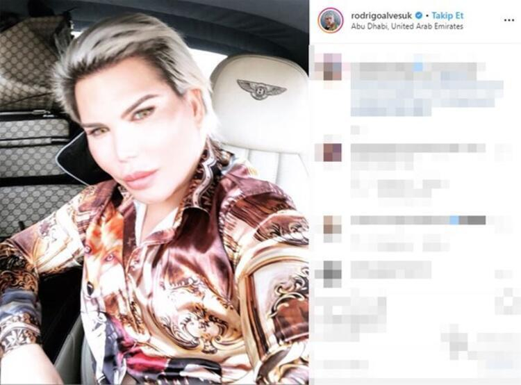 Ken Bebek Rodrigo Alves şimdi de kadın olmaya karar verdi ve tanınmaz bir hale döndü 4