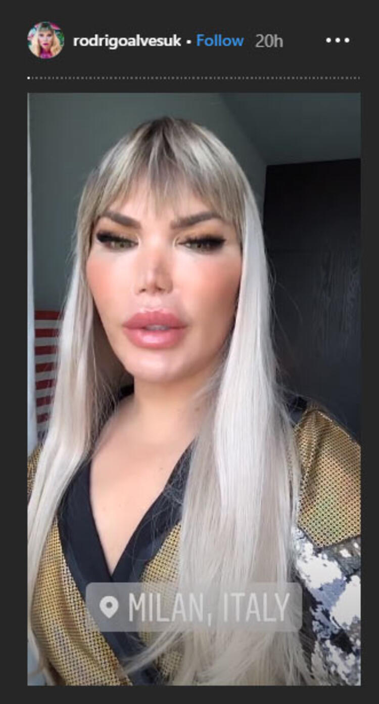 Ken Bebek Rodrigo Alves şimdi de kadın olmaya karar verdi ve tanınmaz bir hale döndü 8