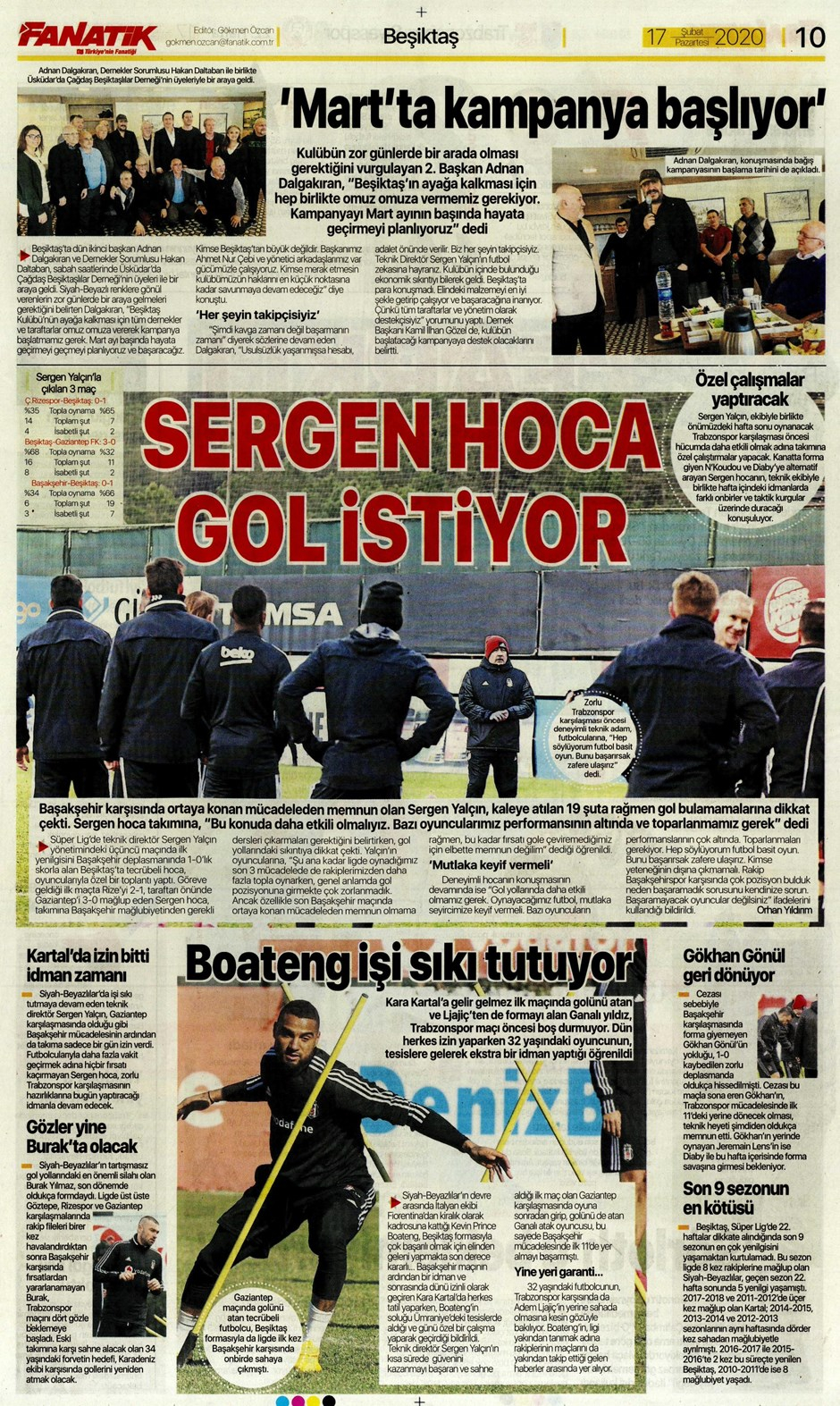 İşte 17 Şubat günün spor manşetleri! Haftanın önemli spor gelişmeleri 3