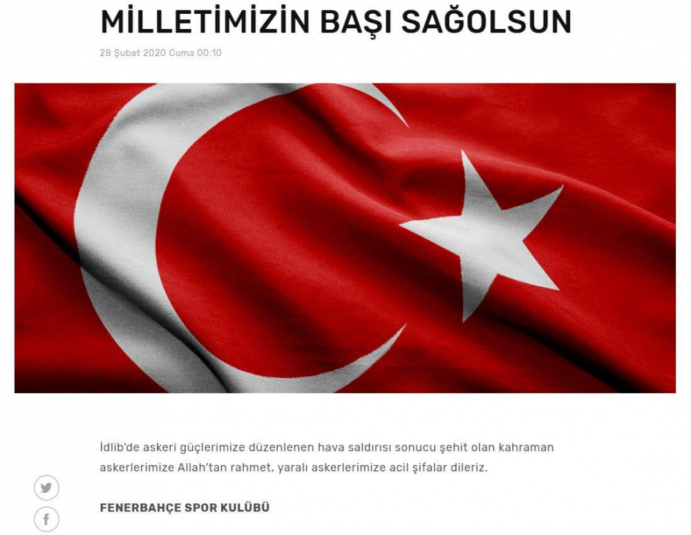 Spor dünyasından başsağlığı mesajları 5