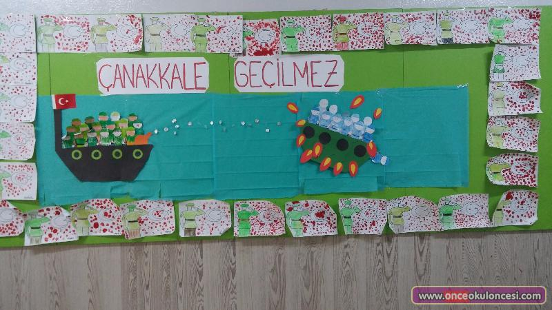 18 Mart Çanakkale Zaferi pano görselleri, çalışmaları 15