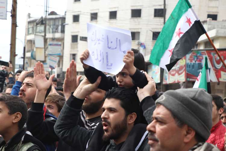 Sevinç gösterisinde bulundular! İdlib halkından Türkiye'ye teşekkür 4