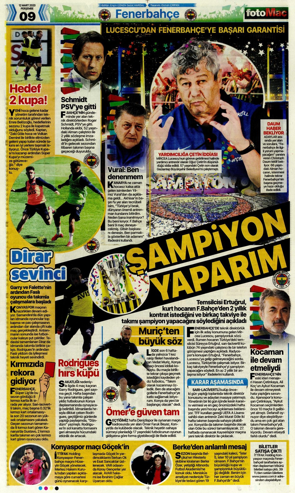 İşte 12 Mart günün spor manşetleri! Haftanın önemli spor gelişmeleri 12