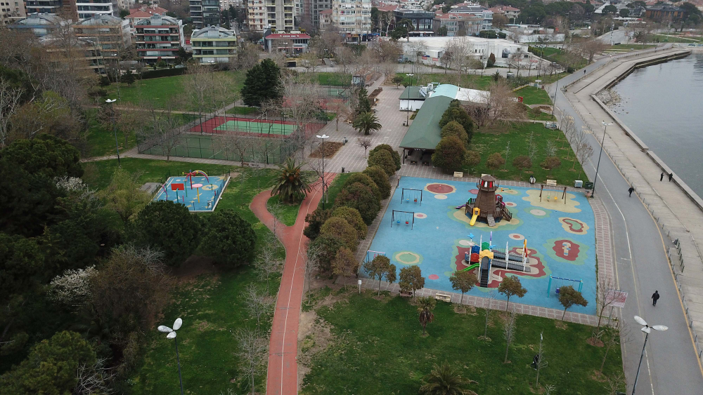 İstanbul sahilleri koronavirüs nedeniyle boş kaldı 3