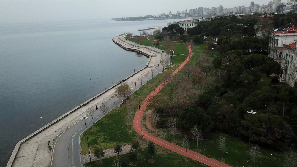 İstanbul sahilleri koronavirüs nedeniyle boş kaldı 5