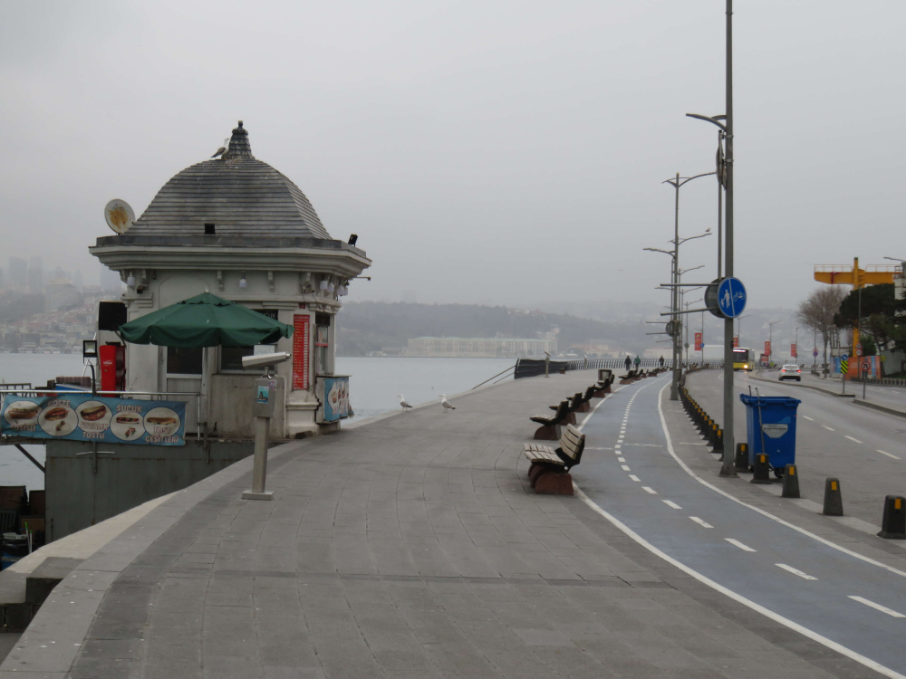 İstanbul sahilleri koronavirüs nedeniyle boş kaldı 6
