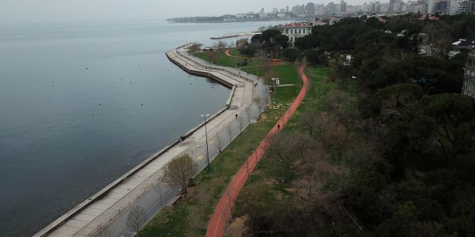 İstanbul sahilleri koronavirüs nedeniyle boş kaldı