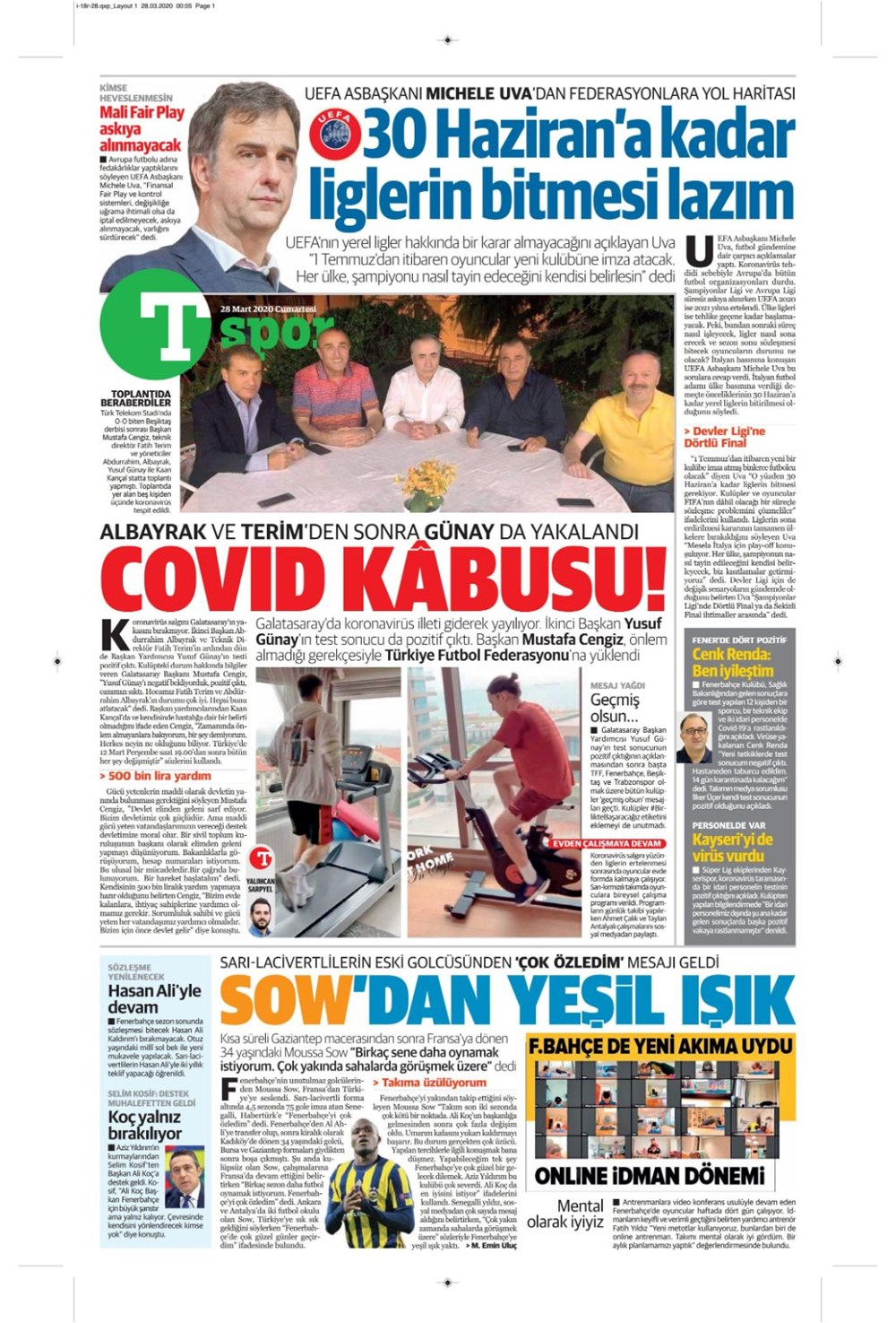 İşte 28 Mart günün spor manşetleri! Haftanın önemli spor gelişmeleri 15