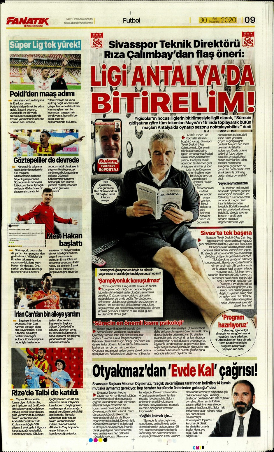 İşte 30 Mart günün spor manşetleri! Haftanın önemli spor gelişmeleri 9