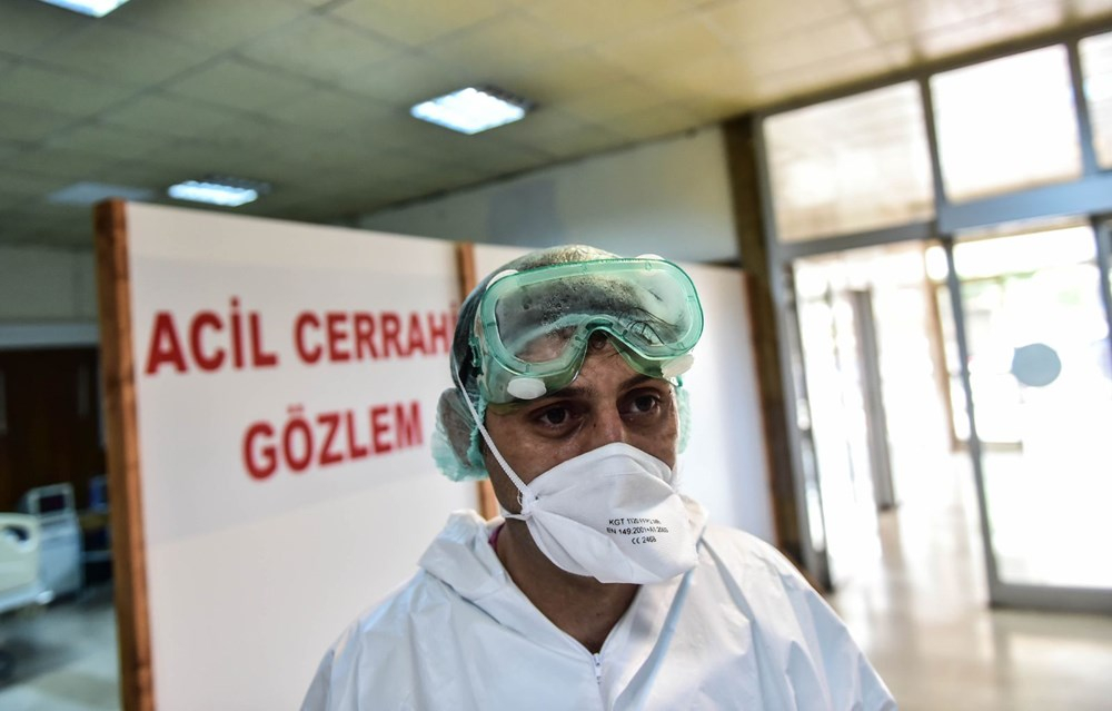İstanbul'da Kovid-19'a karşı mücadele veren fedakar savaşçılar! 19