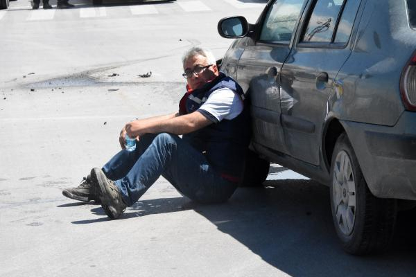 Konya'da iki araç birbirine girdi! Kazadan sağ kurtulan sürücü 'nasıl oldu bilmiyorum' dedi 5