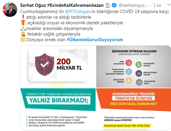 Son koronavirüs takvimiyle Türkiye bugün #ÜlkemleGururDuyuyorum dedi 2