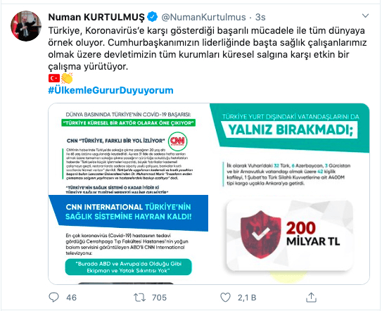 Son koronavirüs takvimiyle Türkiye bugün #ÜlkemleGururDuyuyorum dedi 4