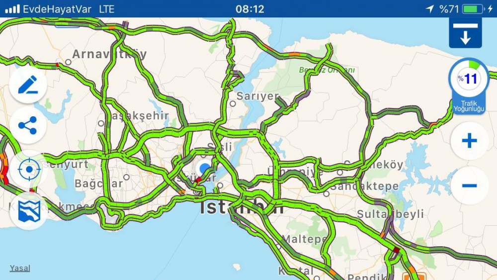Kısıtlamanın sona ermesiyle İstanbullular mesaiye başladı! İstanbul trafiği alışılmış haline geri döndü 8